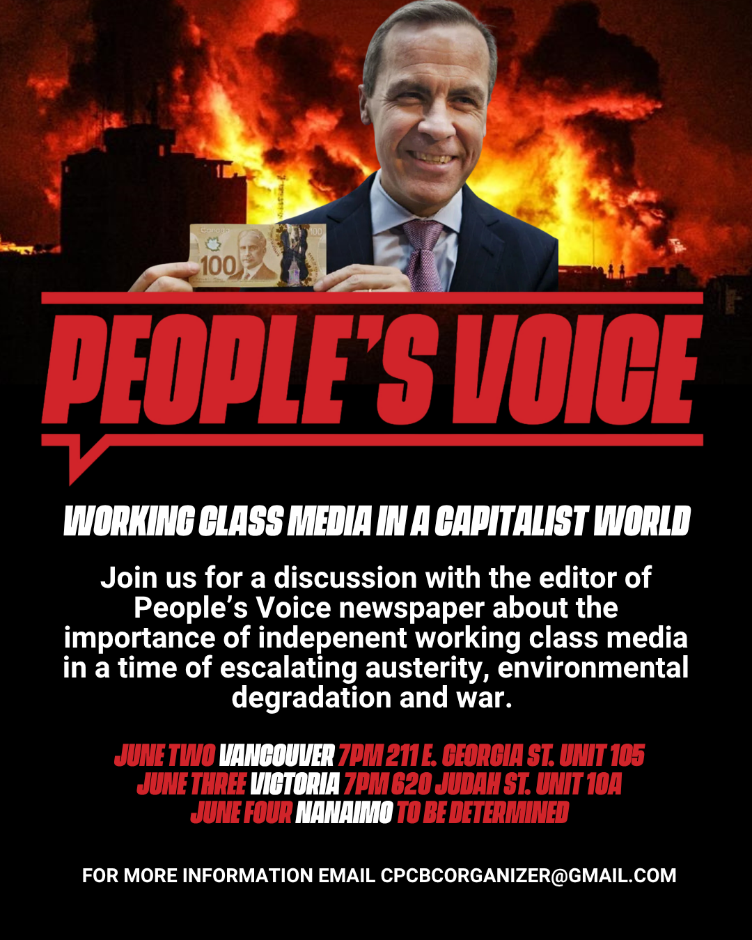 People’s Voice editor visits BC
